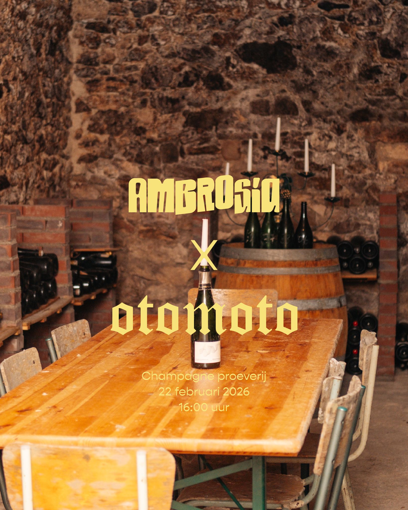AMBROSIA X OTOMOTO CHAMPAGNEPROEVERIJ