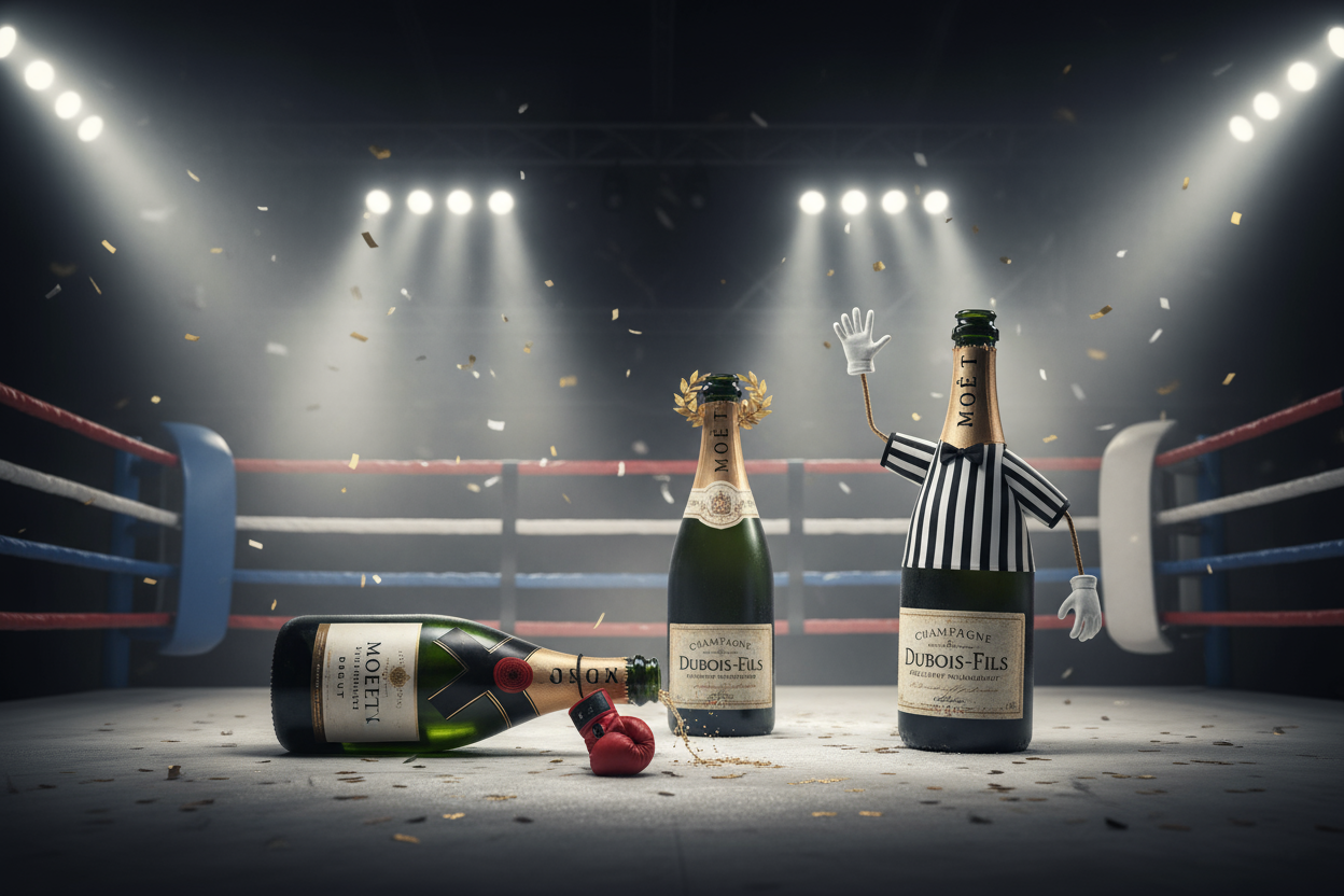 Grower champagne verslaat Moët