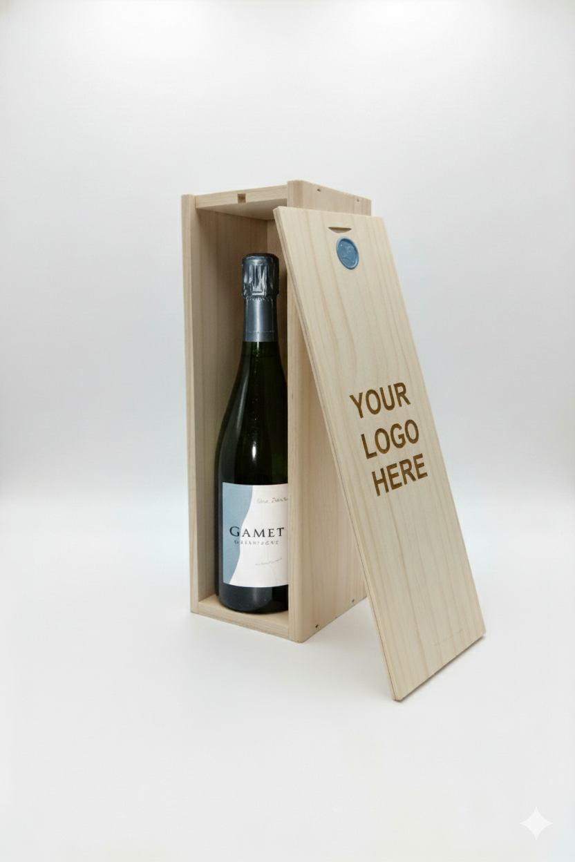 Luxe houten wijnkist cadeau