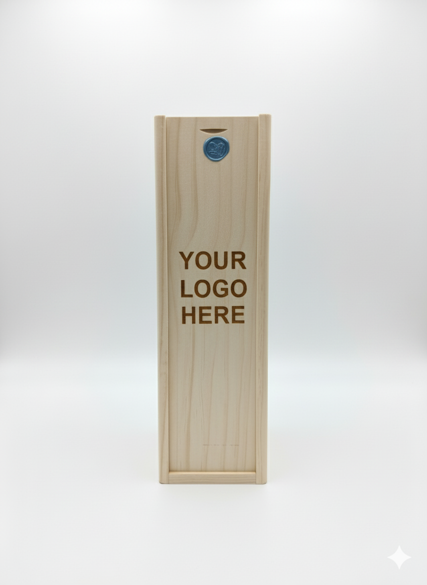 Luxe houten wijnkist cadeau